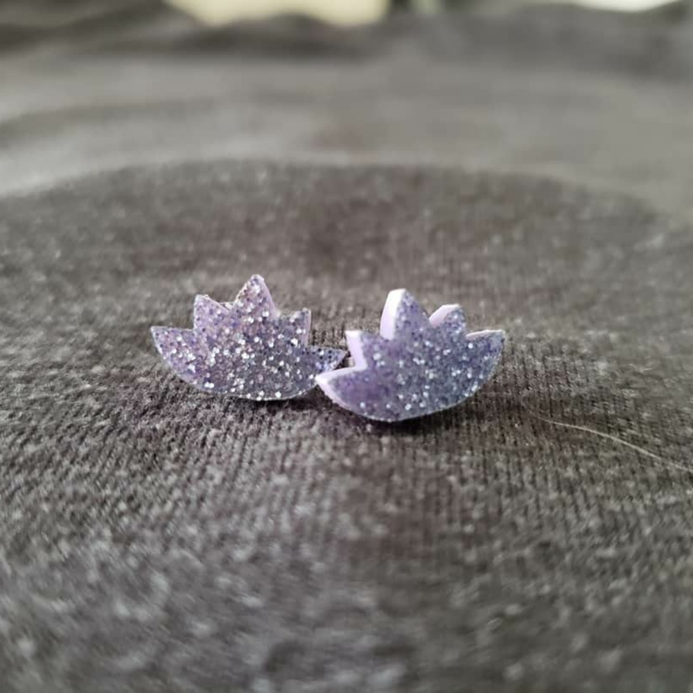 Lotus earrings